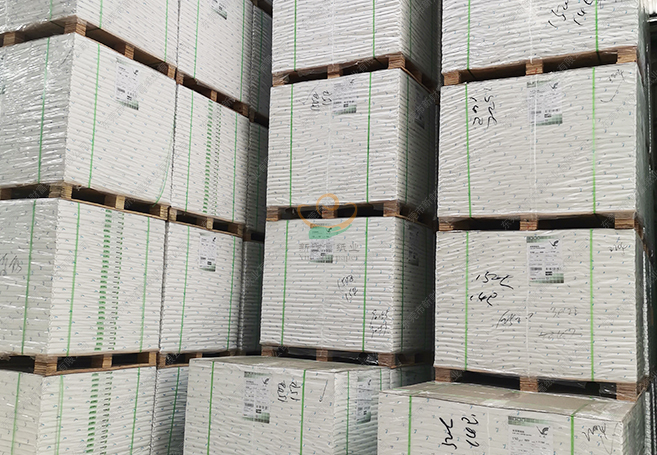 Double-sided coated paper